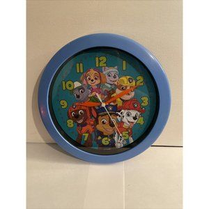 Paw Patrol Plastic Blue Clock